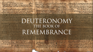 Deuteronomy Chapter 6 Summary