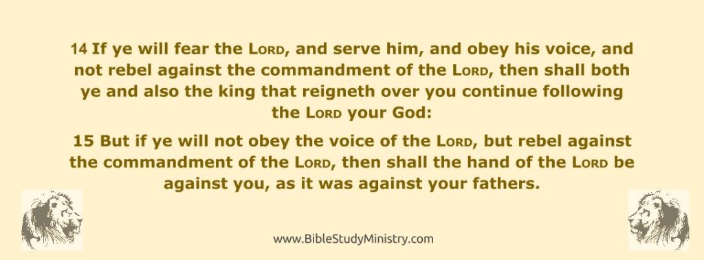 Don’t Rebel Against the Commandment of God